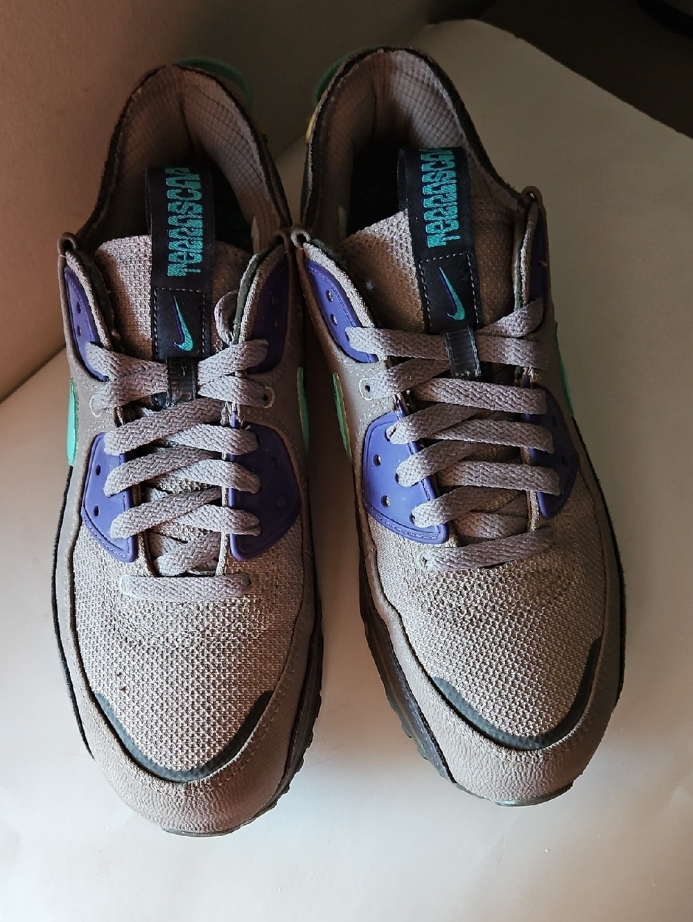 Nike Air Max Terrascape 90 Moon Fossil Menta Sneakers Mens Sz 9.5